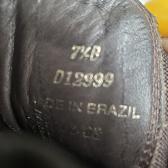 Cole Haan Ankle Boots Womens Size 7.5 B Black Leather Vibram Soles Chelsea - Picture 7 of 8